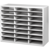 Literature Organizer - 24 Compartment, Letter, Dove Gray__25041_clear.png