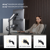 Dual Stacking Monitor Arm