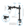 Reflex Einzel Monitorarm