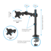 Reflex Single Monitor Arm