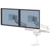 Braço Modular para Dois Monitores 2FMS Tallo™ Cor Branca
