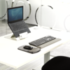 Gel Wrist Rest and Mouse Pad - Graphite/Platinum