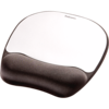 Reposamuñecas Espuma Memory Foam Plateado