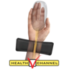 Health-V™ Handgelenkauflage mit Stoffbezug mit Mauspad