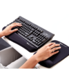Repose-poignet  PlushTouch™ doté de la technologie FoamFusion™, noir