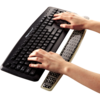 Photo Gel Keyboard Wrist Support - Chevron