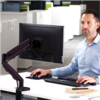 Eppa™ Single Monitor Arm - Black__9683101_Eppa_MonitorArm_Black_Single_LS_Person2_INSET.png