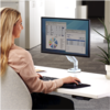 Eppa™ Single Monitor Arm - White__9683201_Eppa_MonitorArm_White_Single_LS_Person3_INSET.png