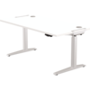 White 1200mm desktop