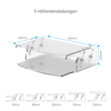 Clarity™ Series Höhenverstellbarer Monitor Ständer