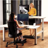 Fellowes White 1000mm Desktop