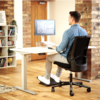 Soporte de monitor regulable con atril para documentos Clarity™