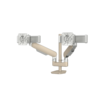 Braço Para Monitor Duplo RisingEx™ 2MS Béige