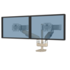 Braço Para Monitor Duplo RisingEx™ 2MS Béige