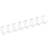 6mm Wire Binding Combs - White