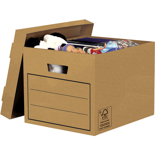 General Storage and Archive Box Brown 10pk