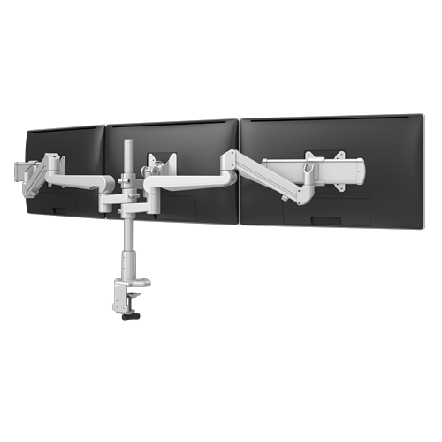 Evolve Series Triple Fixed + Motion + Slider Monitor Arm, Silver__100009856-EVOLVE3-FMS-SLV-012125.png