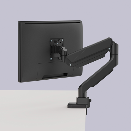 Swing Monitor arm clamped to desktop