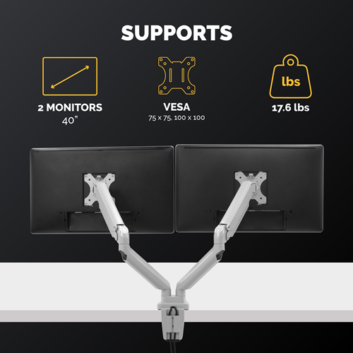 Platinum Dual Monitor Arm