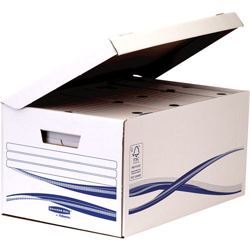 Basic Klappdeckelbox Maxi plus 6x 80mm Archivschachtel - Set