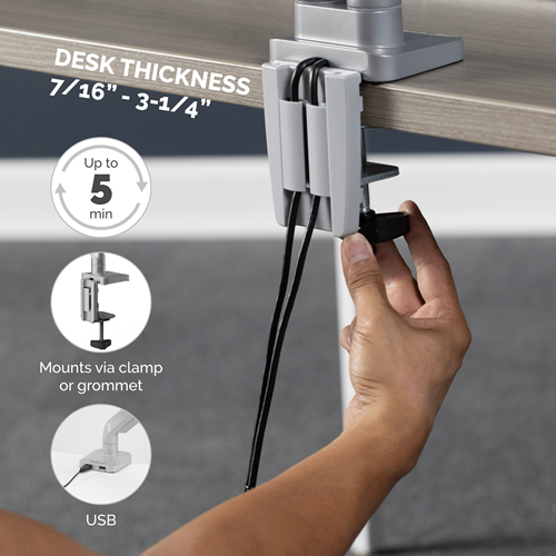 Platinum Dual Monitor Arm