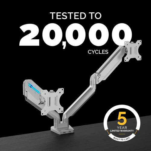 Platinum Dual Monitor Arm