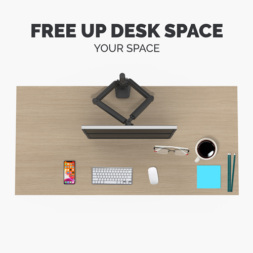 Dual Stacking Monitor Arm