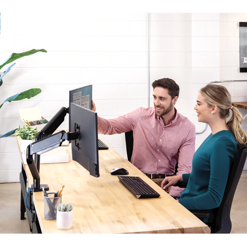 Platinum Series Dual Monitor Arm__8042501-PS-DualArm-collaborate.png