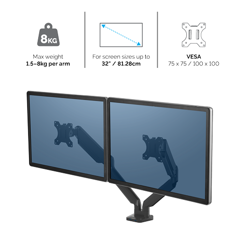 Platinum Series Single Monitor Arm - White