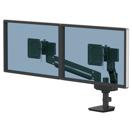 Tallo™ Compact Dual Monitor Arm Black