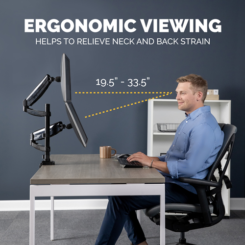 Dual Stacking Monitor Arm