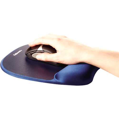 Memory Foam Mousepad Wrist Support Sapphire