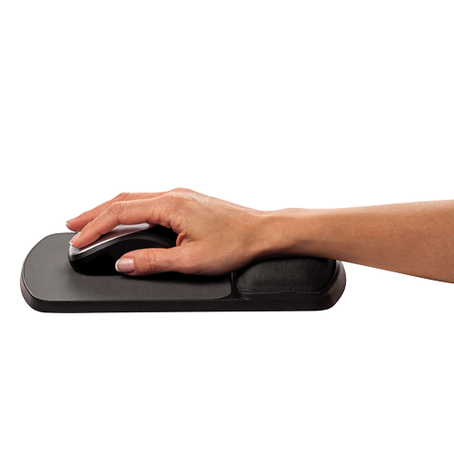 Gel Wrist Rest and Mouse Pad - Graphite/Platinum