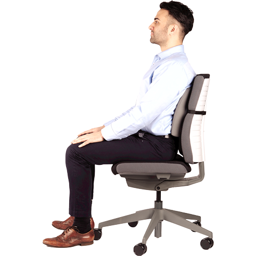 Smart Suites™ Slimline Back Support Graphite