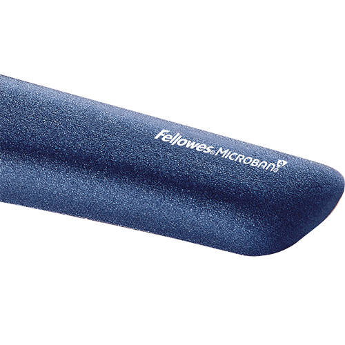 Reposamuñecas para teclado Foam Fusion PlushTouch™ - Azul