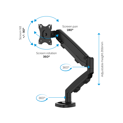 Eppa™ Single Monitor Arm