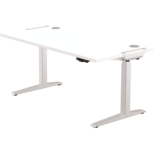 White 1200mm desktop