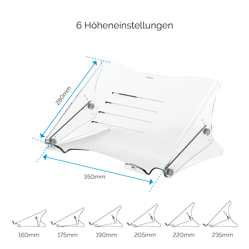 Clarity™ Series Laptop Ständer