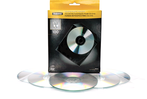 CD / DVD Enveloppe Plastique - Pack de 100__98312_clearCDsleeves_LH.png