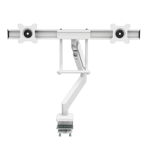 Eppa™ Dual Crossbar Monitor Arm - White