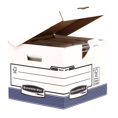 System Klappdeckelbox Kubus - Blau