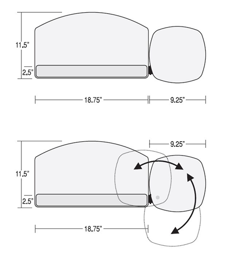 Radius Corner Keyboard Platform w/Swivel-Mouse Tray__Dimensional_drawing_-_100014248.png