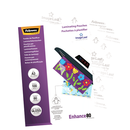ImageLast A3 80 Micron Laminating Pouch - 100 pack
