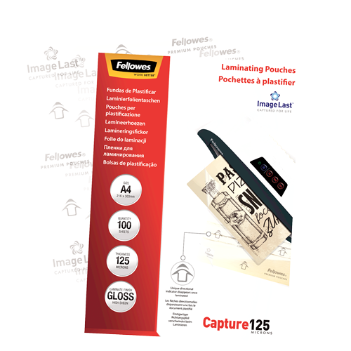 ImageLast A4 125 Micron Laminating Pouch - 100 pack