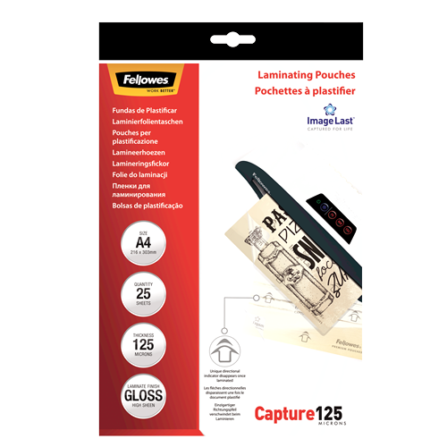 ImageLast A4 125 Micron Laminating Pouch - 25 pack
