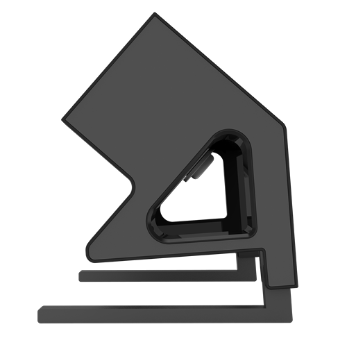 Desk Up® 2.0 - 2x 230V, 2x USB, Keystone Negro