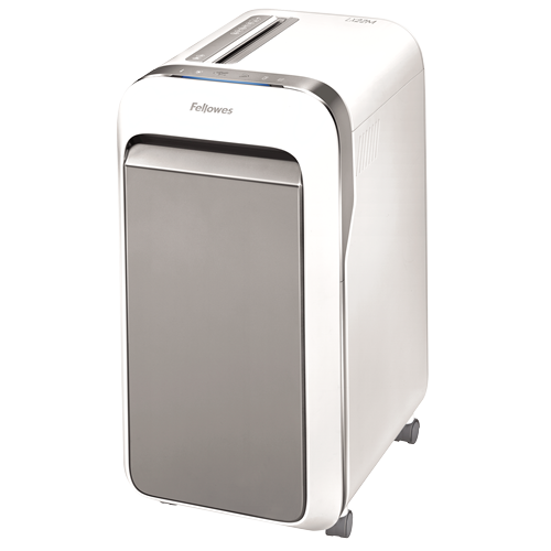 Fellowes Powershred LX22M micro-cut shredder in white