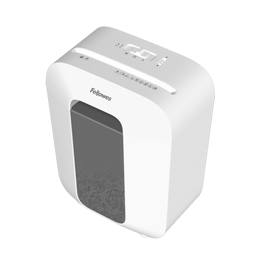 Powershred® LX50 (white) Cross-Cut Shredder  -  patented Safety Lock__LX50-WHT-Top_Down_Left.png