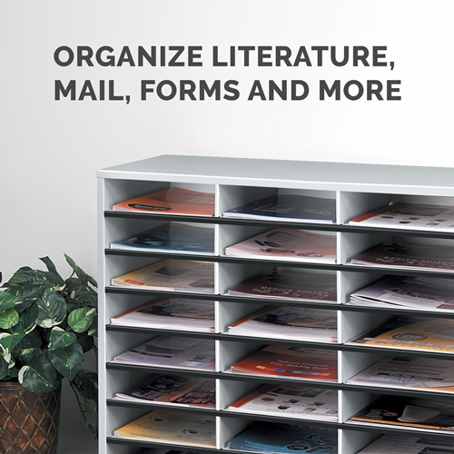 Literature Organizer - 24 Compartment, Letter, Dove Gray__Literature-Organizers-2.png