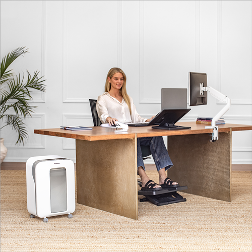 Platinum Series Single Monitor Arm - White__MT-HomeOffice-LS-2Models-5-020924.png